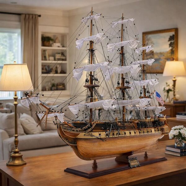 < 大.長94cm > USS Constitution 美國憲法號 | 手工模型船 5️⃣1️⃣ 號 <登記:0>