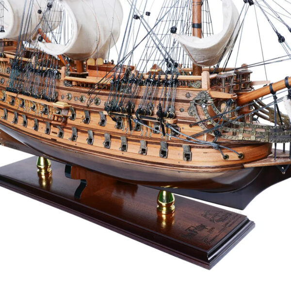 <中.長72cm> 聖菲利浦號(San Felipe Lead Ship).珍藏版【全球限量100艘】| 手工模型船 5️⃣4️⃣號 <登記:0>